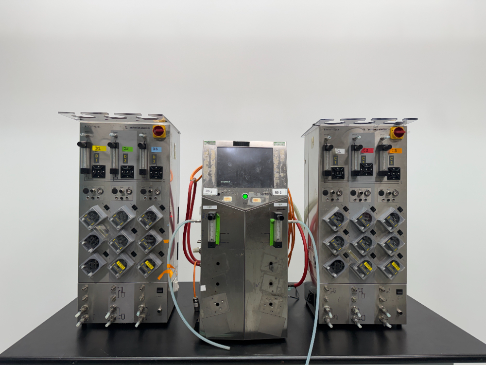 Image of Sartorius Biostat B Plus Benchtop Laboratory Fermentor/Bioreactor System